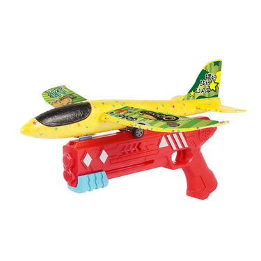 SkyZoom Flugzeugwerfer | Spielspaß, der abhebt! - Outdoor-Flugzeugschießspiel für Kinder